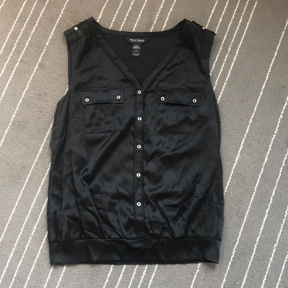 White House Black Market Silk Top